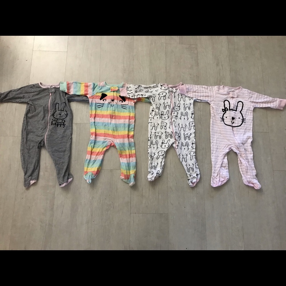 4 footsie pajamas